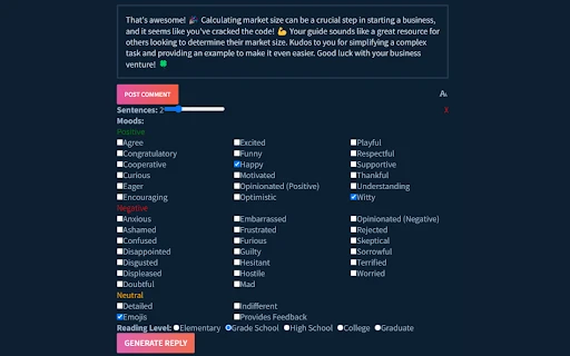 Reply Gen - Chrome Extension - AI Tool Ocean