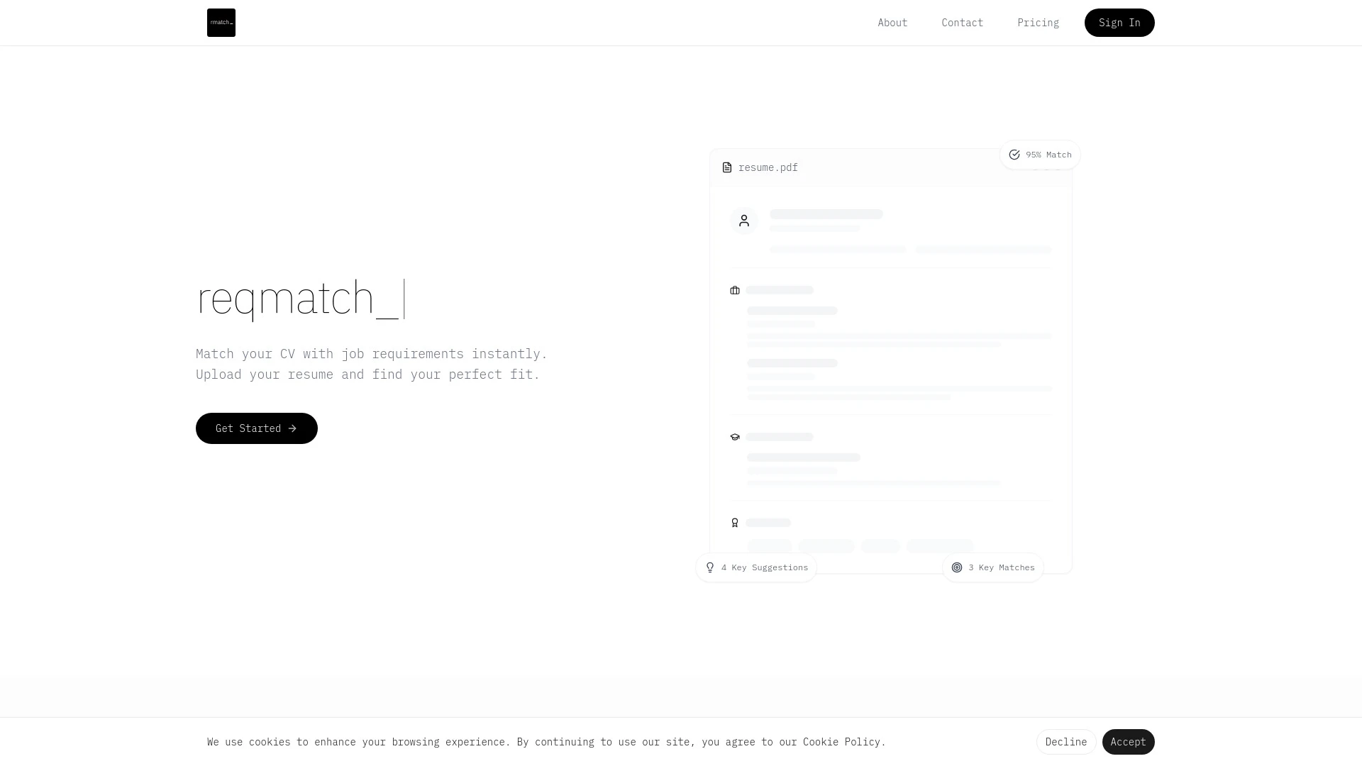 reqmatch_ - AI Tool Ocean