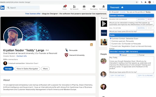 Resonaid - Chrome Extension - AI Tool Ocean
