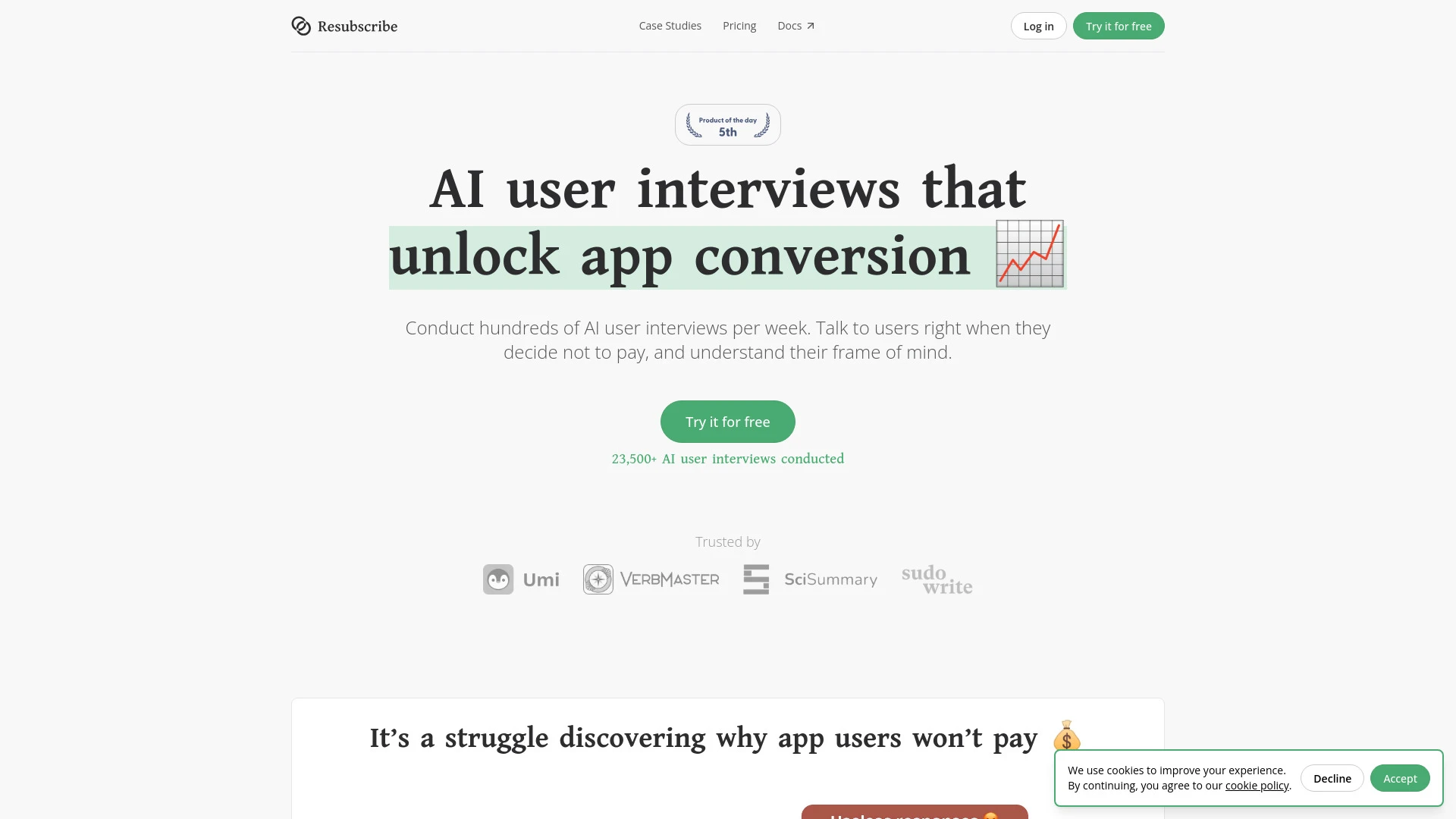 Resubscribe - AI Tool Ocean