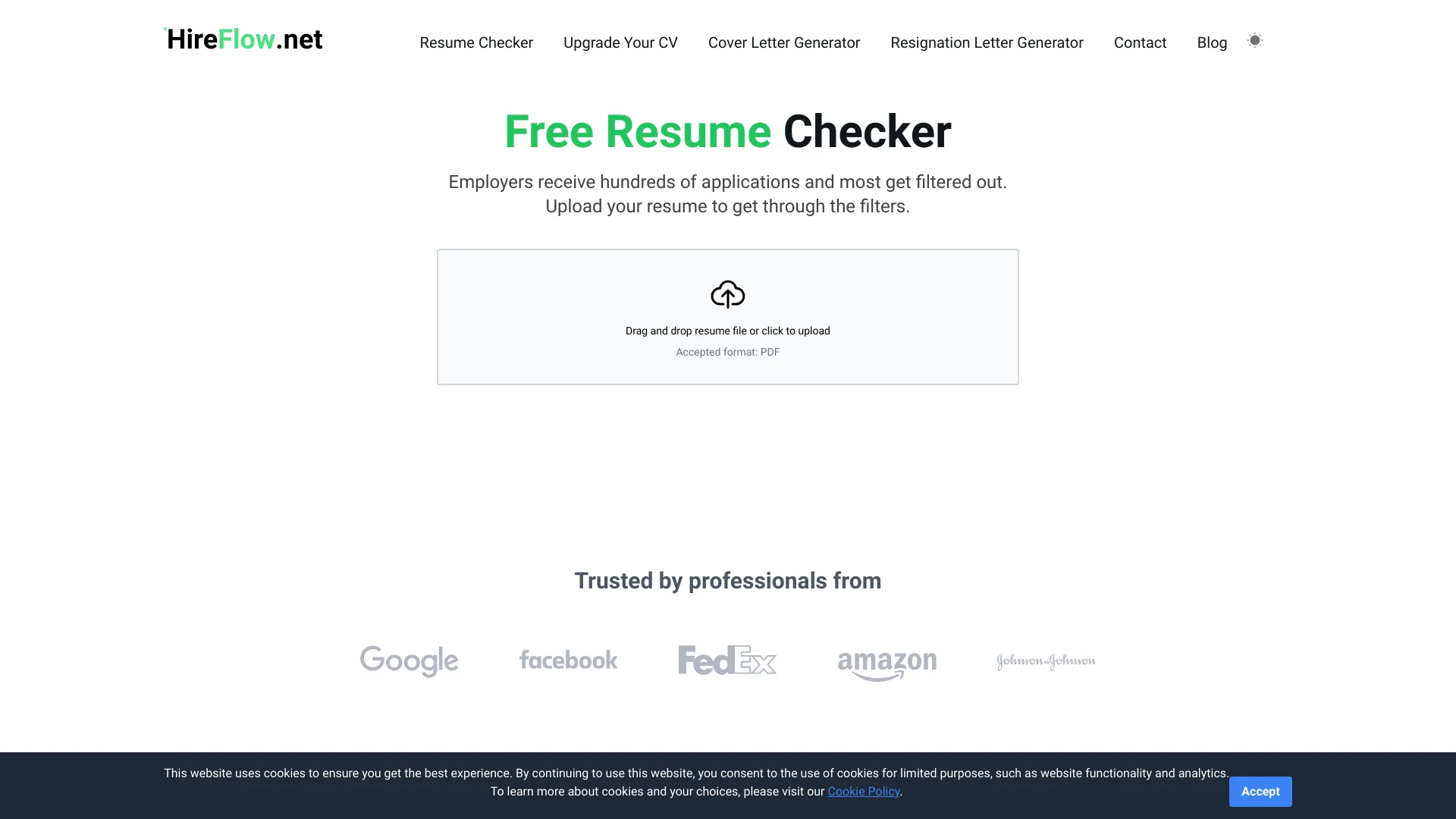 Resume-Checker.net - AI Tool Ocean