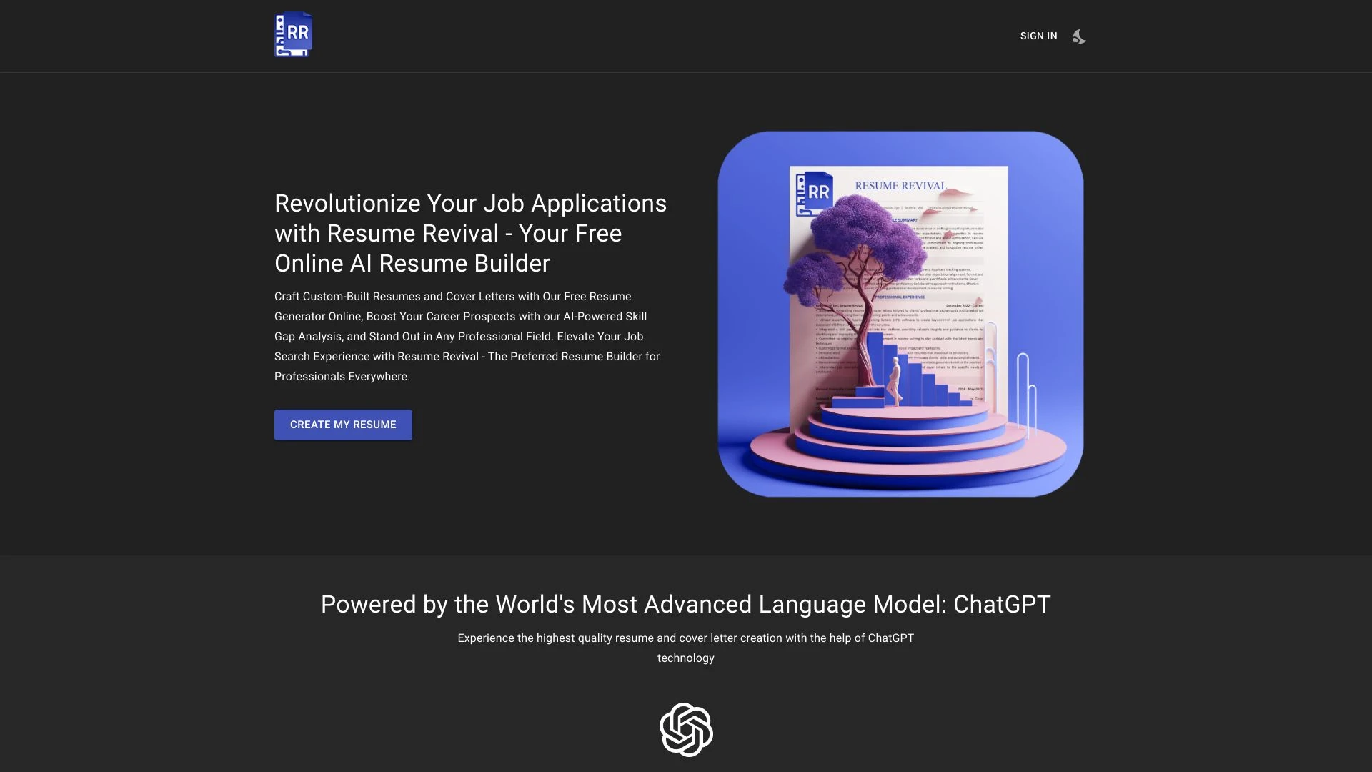 Resume Revival - AI Tool Ocean