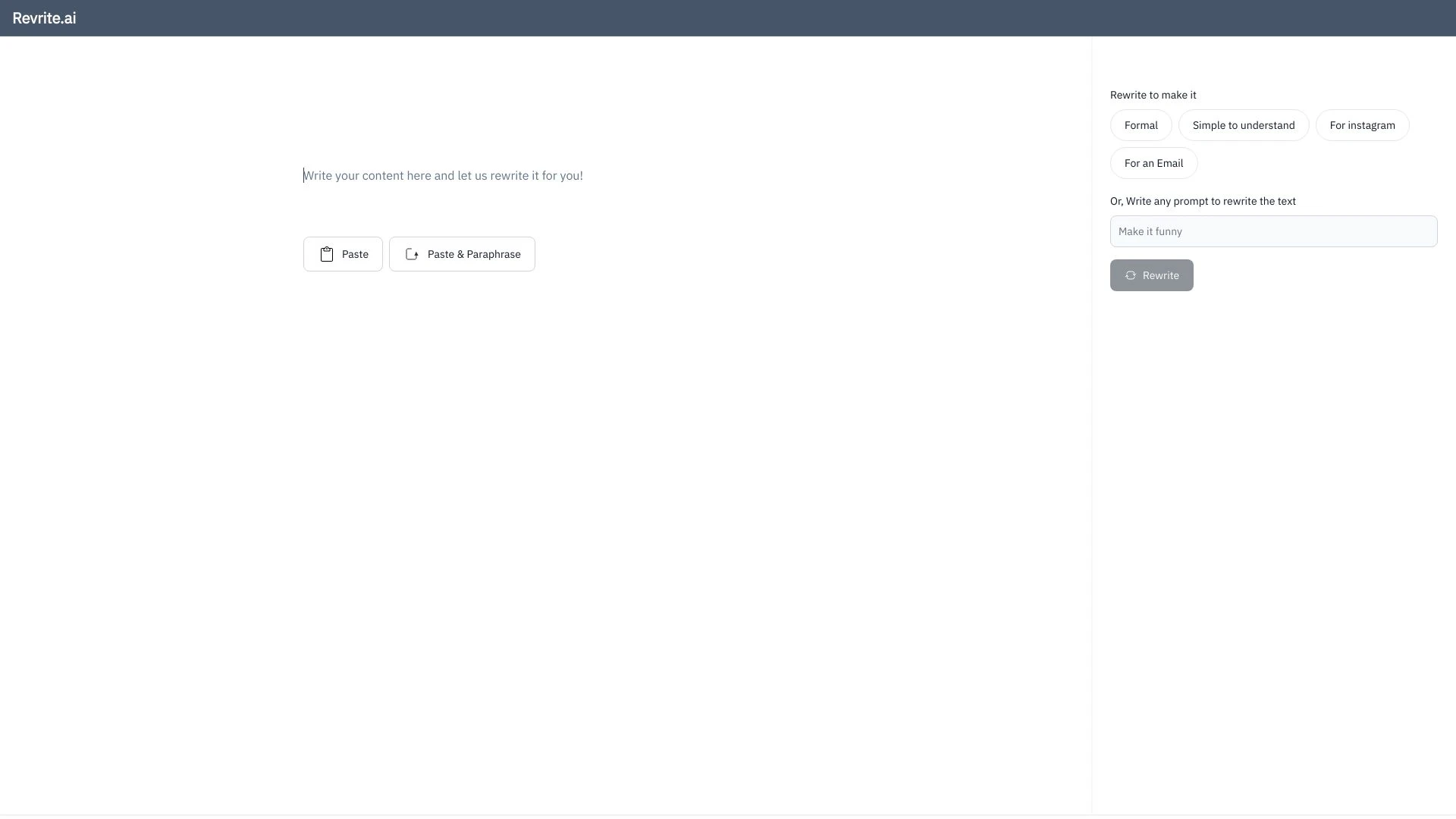 Revrite.ai - AI Tool Ocean