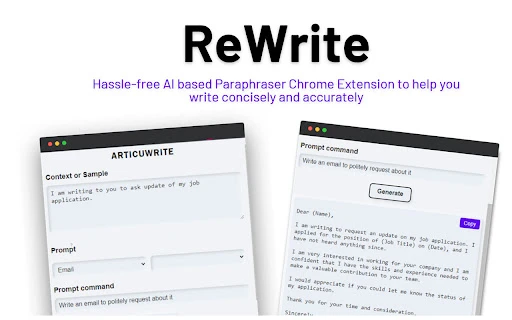 Rewrite - Chrome Extension - AI Tool Ocean