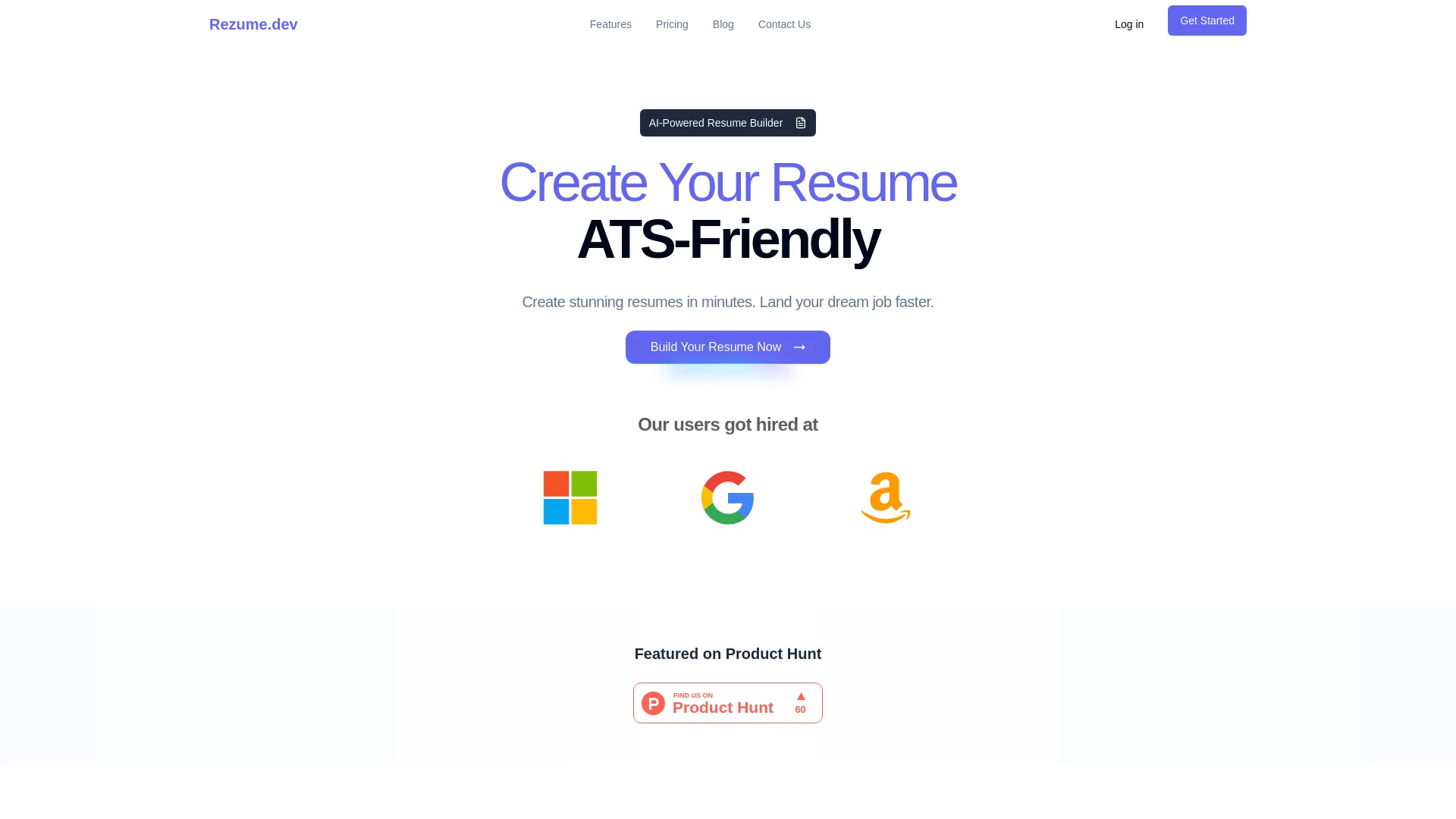 Rezume.dev - AI Tool Ocean