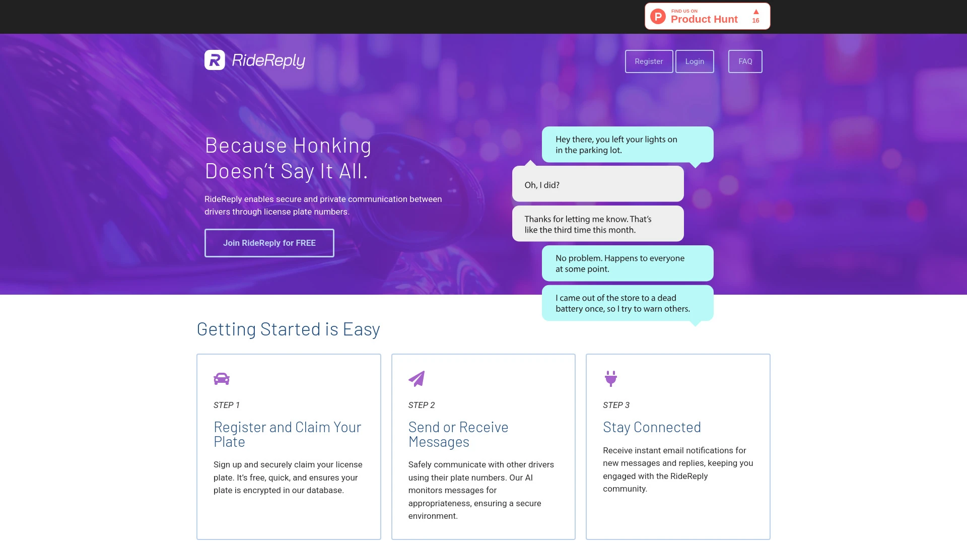 RideReply - AI Tool Ocean