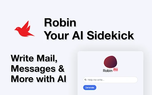 Robin - Your AI Sidekick - Chrome Extension - AI Tool Ocean