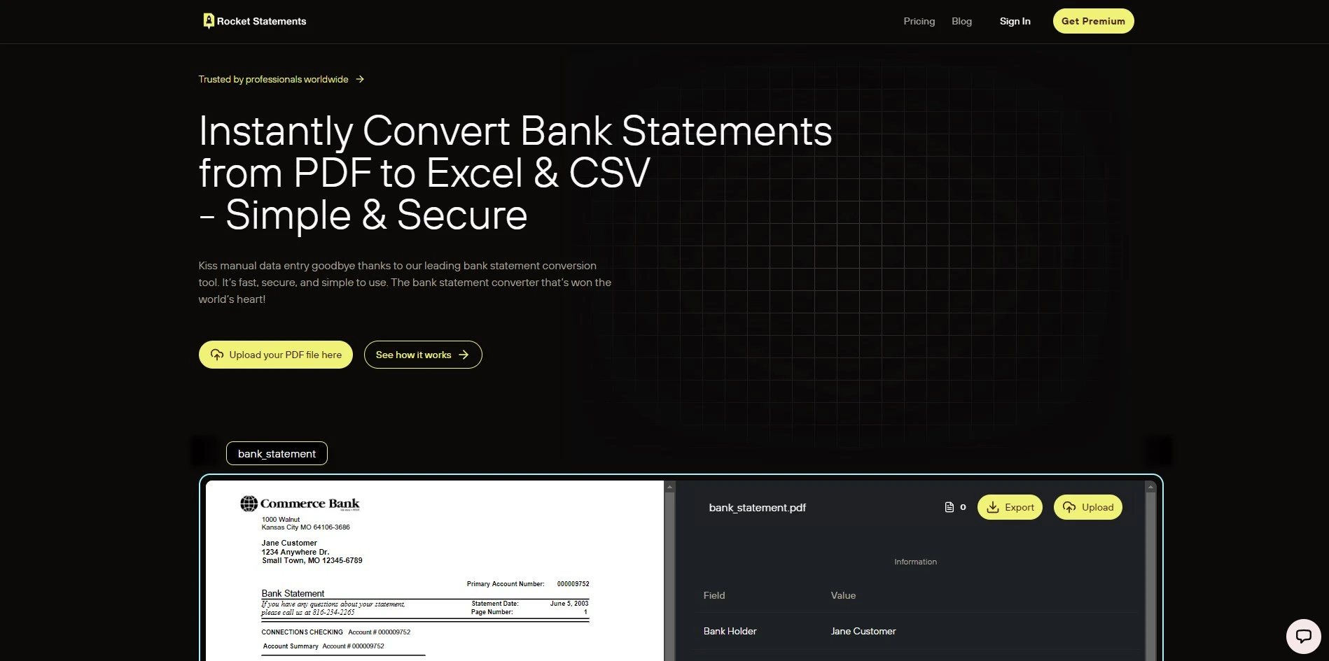 Rocket Statements - AI Tool Ocean