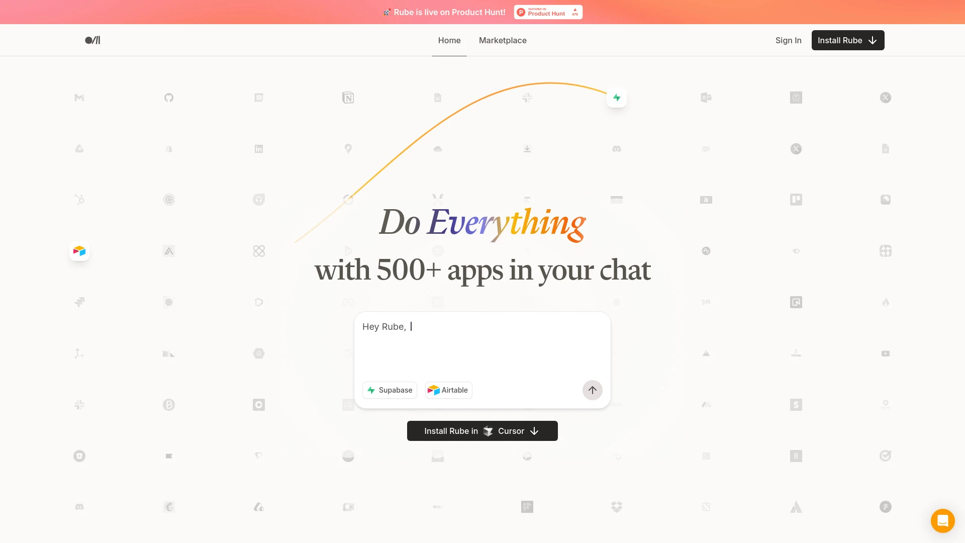 Rube by Composio - AI Tool Ocean