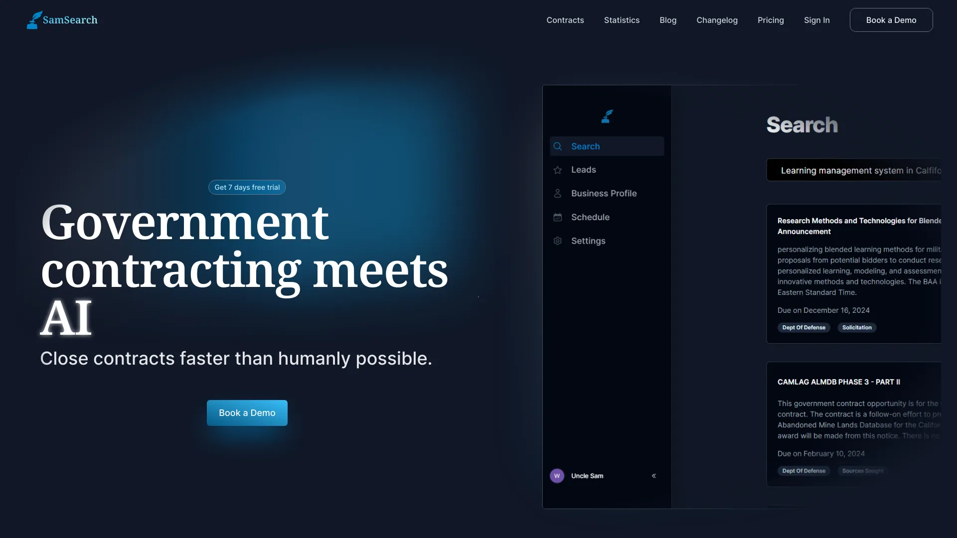 SamSearch - AI Tool Ocean