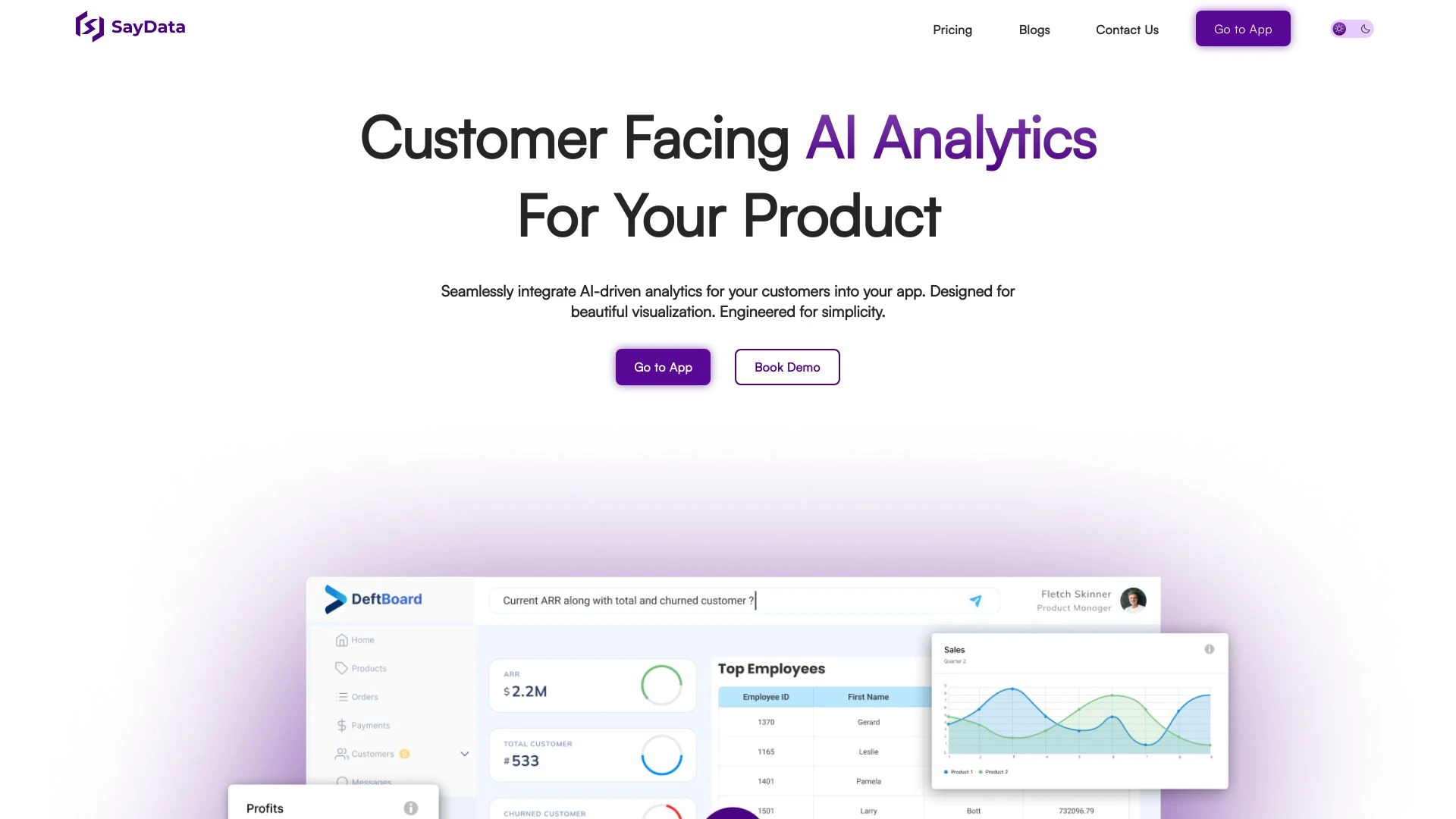 SayData - AI Tool Ocean