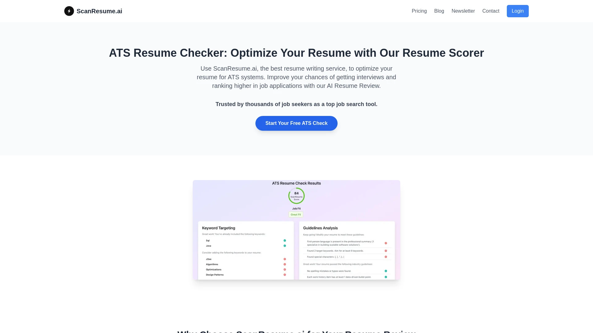 ScanResume.ai - AI Tool Ocean