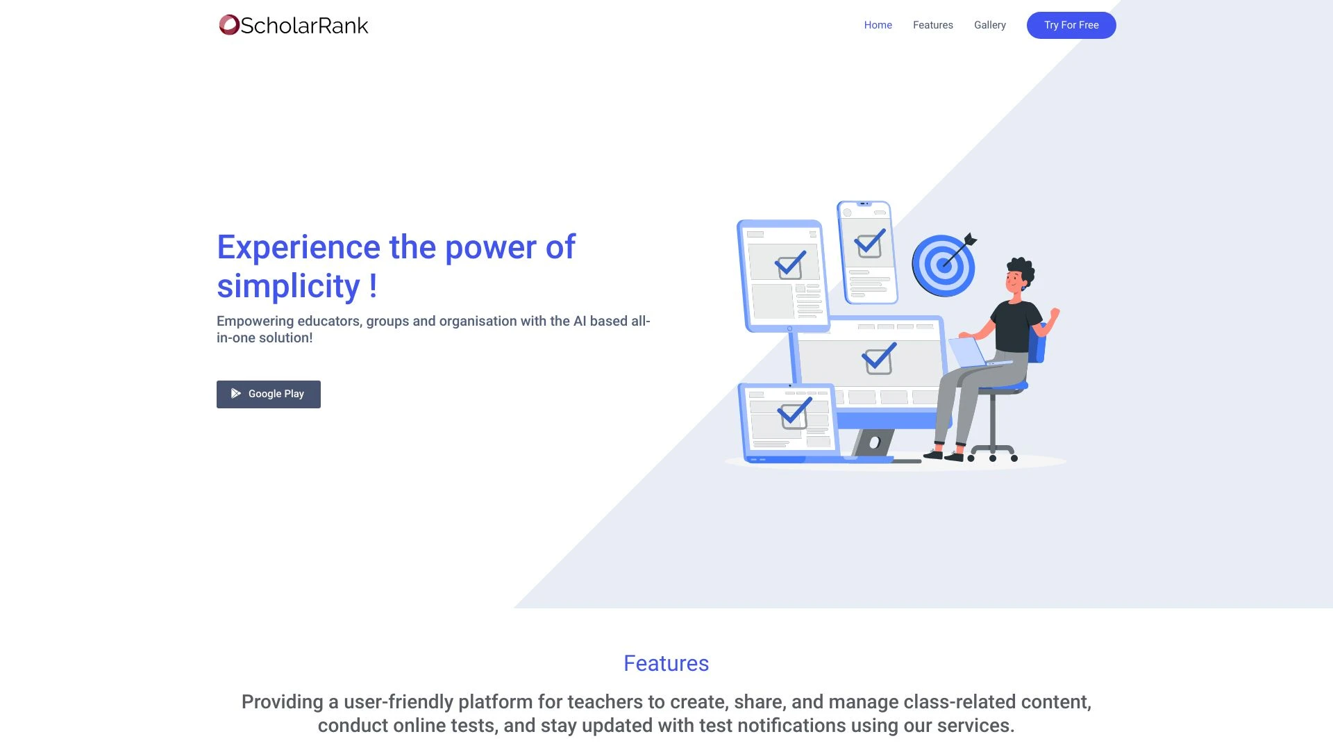 ScholarRank - AI Tool Ocean