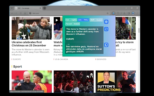 SEA Translator - Chrome Extension - AI Tool Ocean
