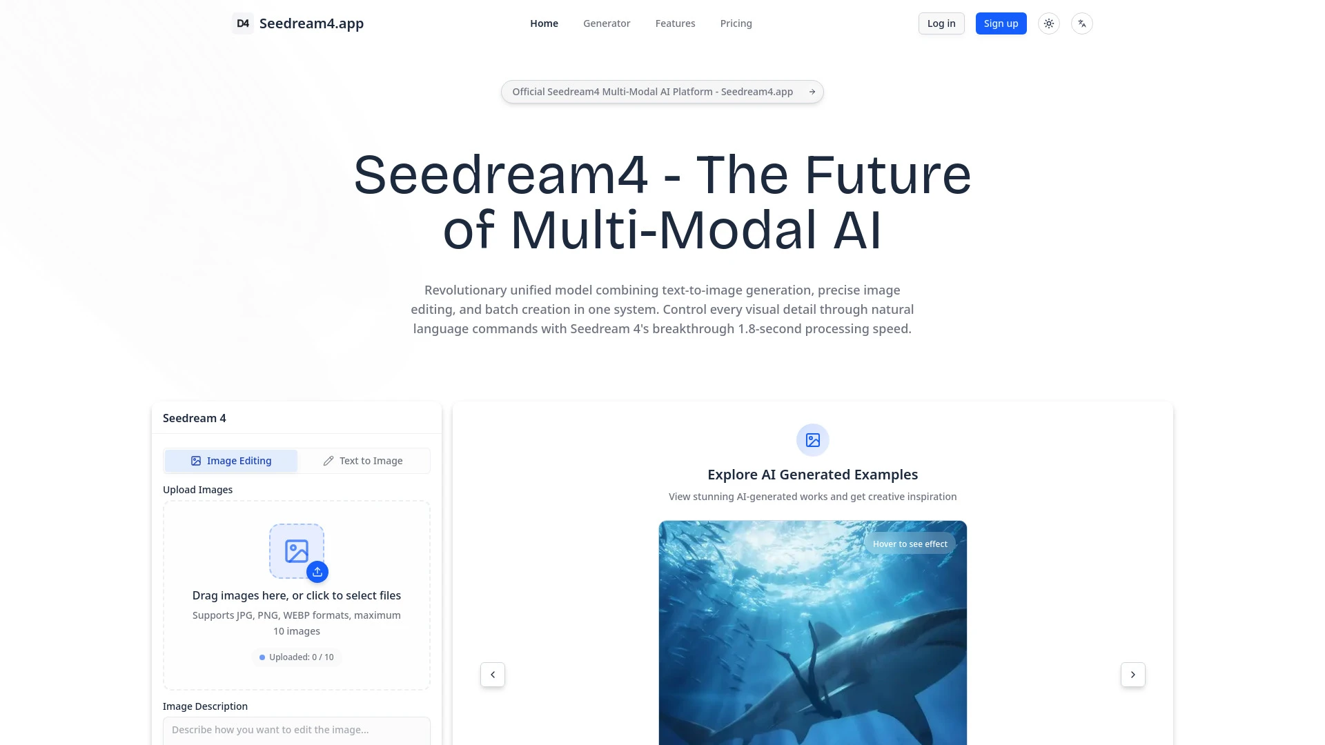 SeeDream 4 - AI Tool Ocean
