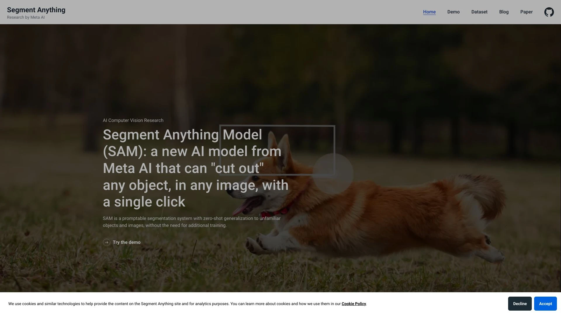 Segment Anything | Meta AI - AI Tool Ocean