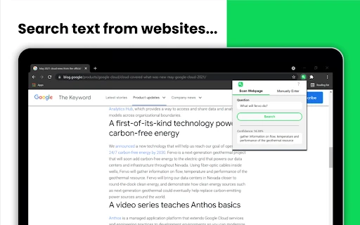 Semantic Search Extension - Chrome Extension - AI Tool Ocean
