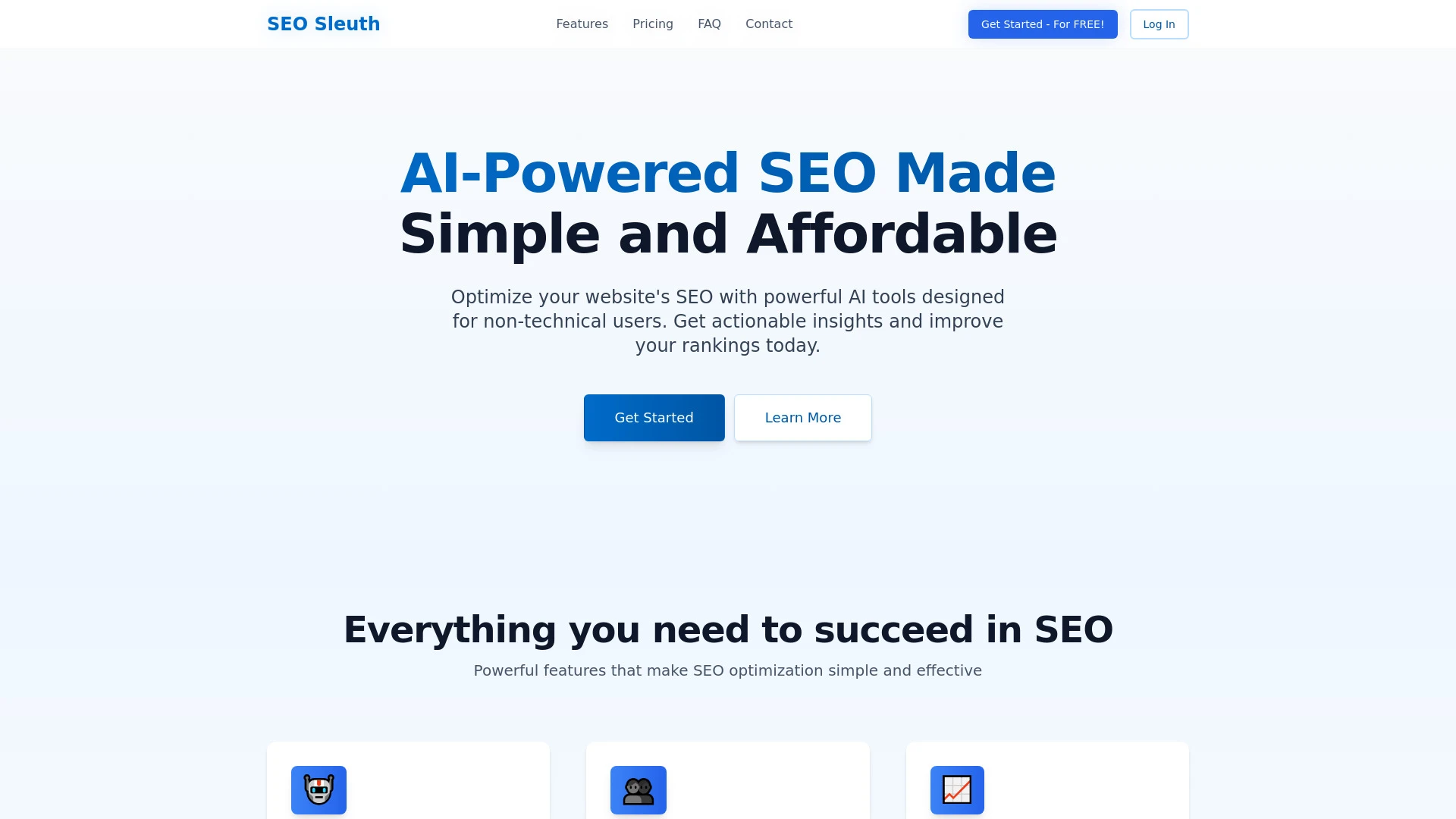 SEO Sleuth - AI Tool Ocean