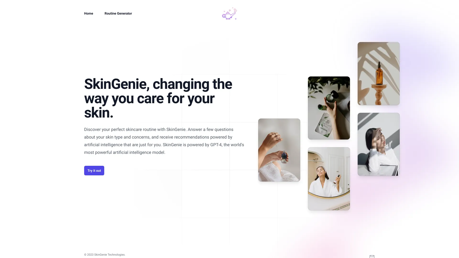 SkinGenie - AI Tool Ocean