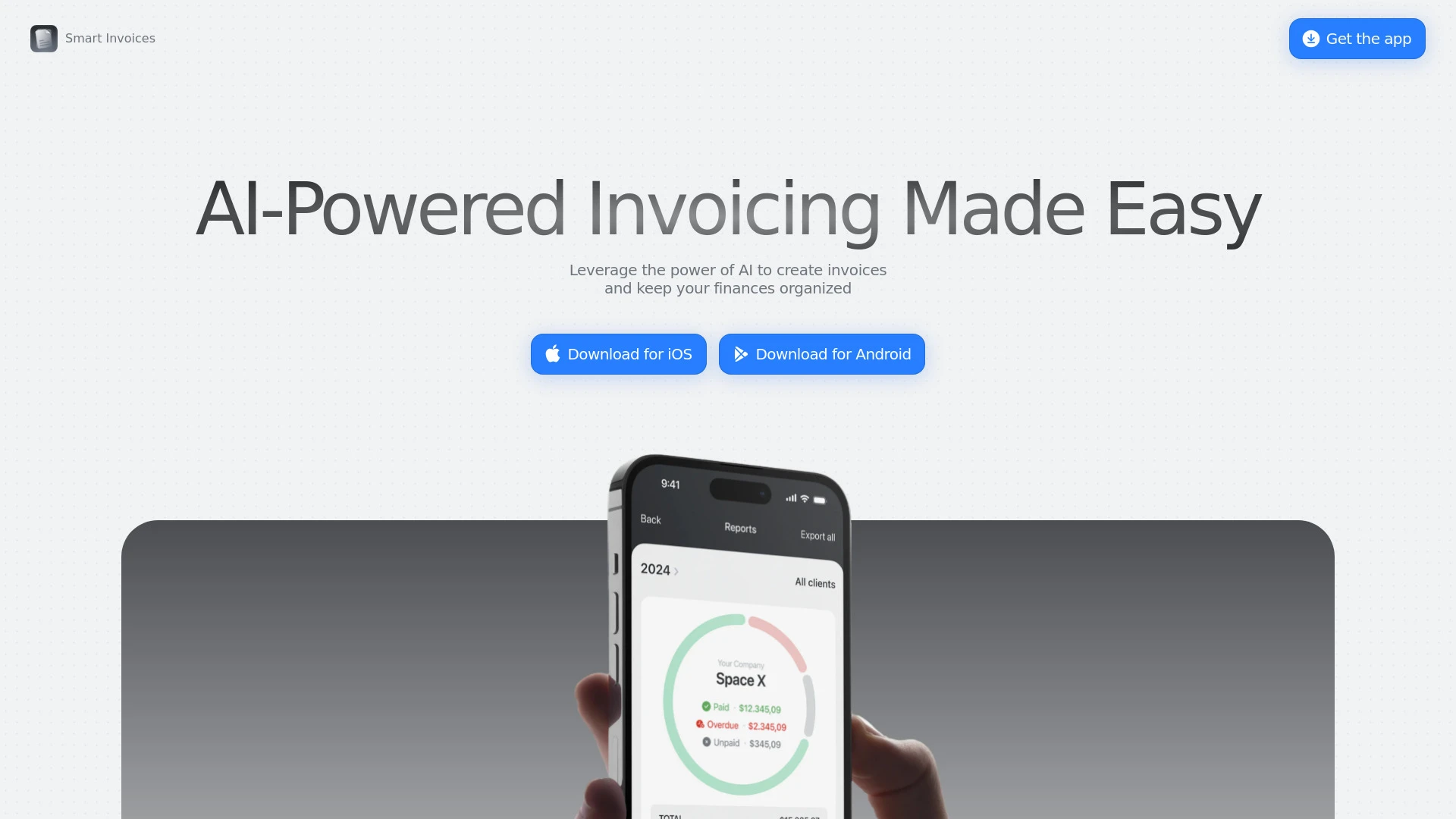 Smart Invoices - AI Tool Ocean