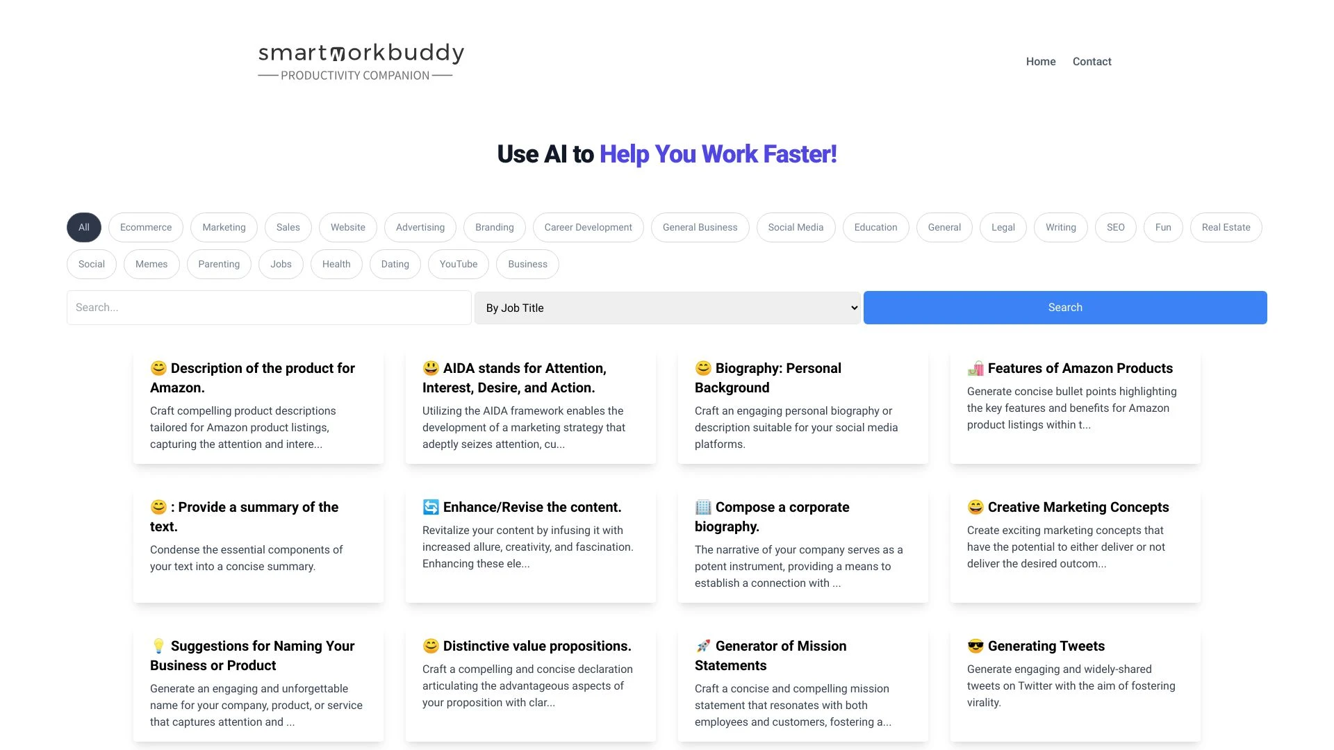 SmartWorkBuddy - AI Tool Ocean