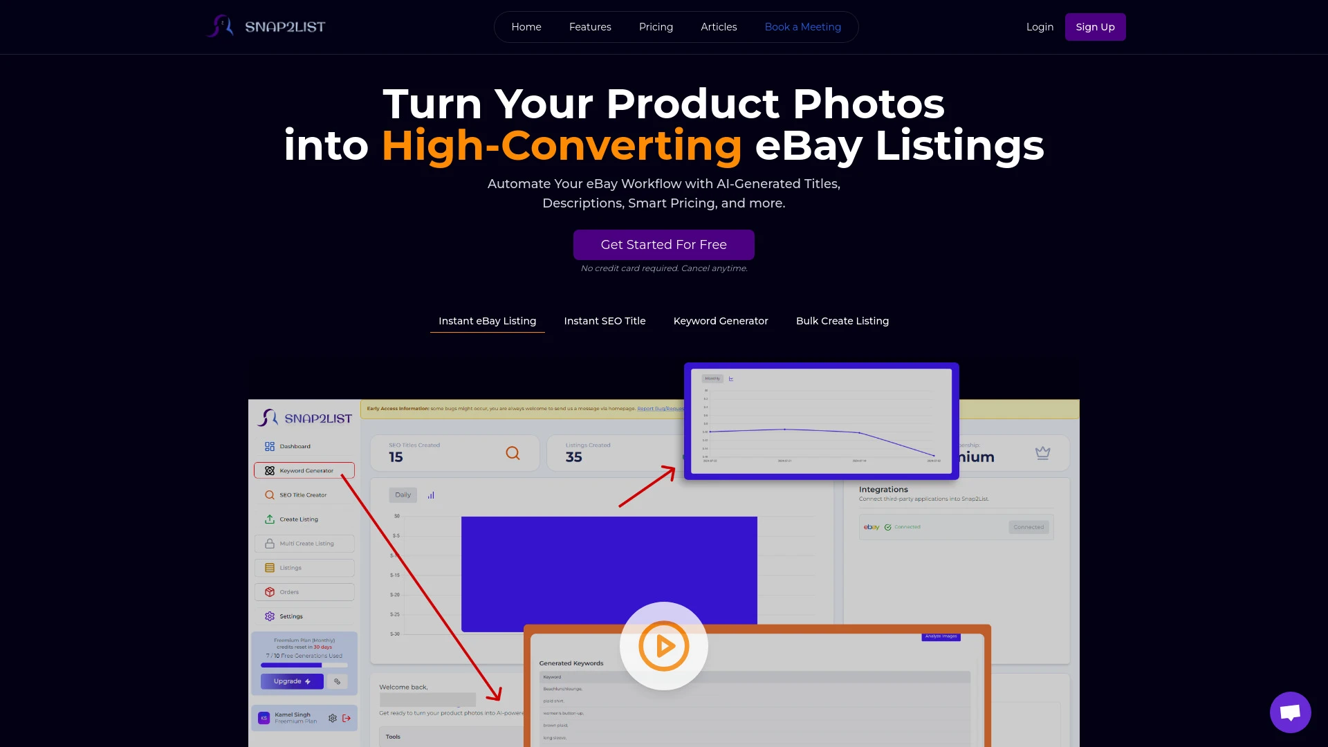 Snap2List - AI Tool Ocean