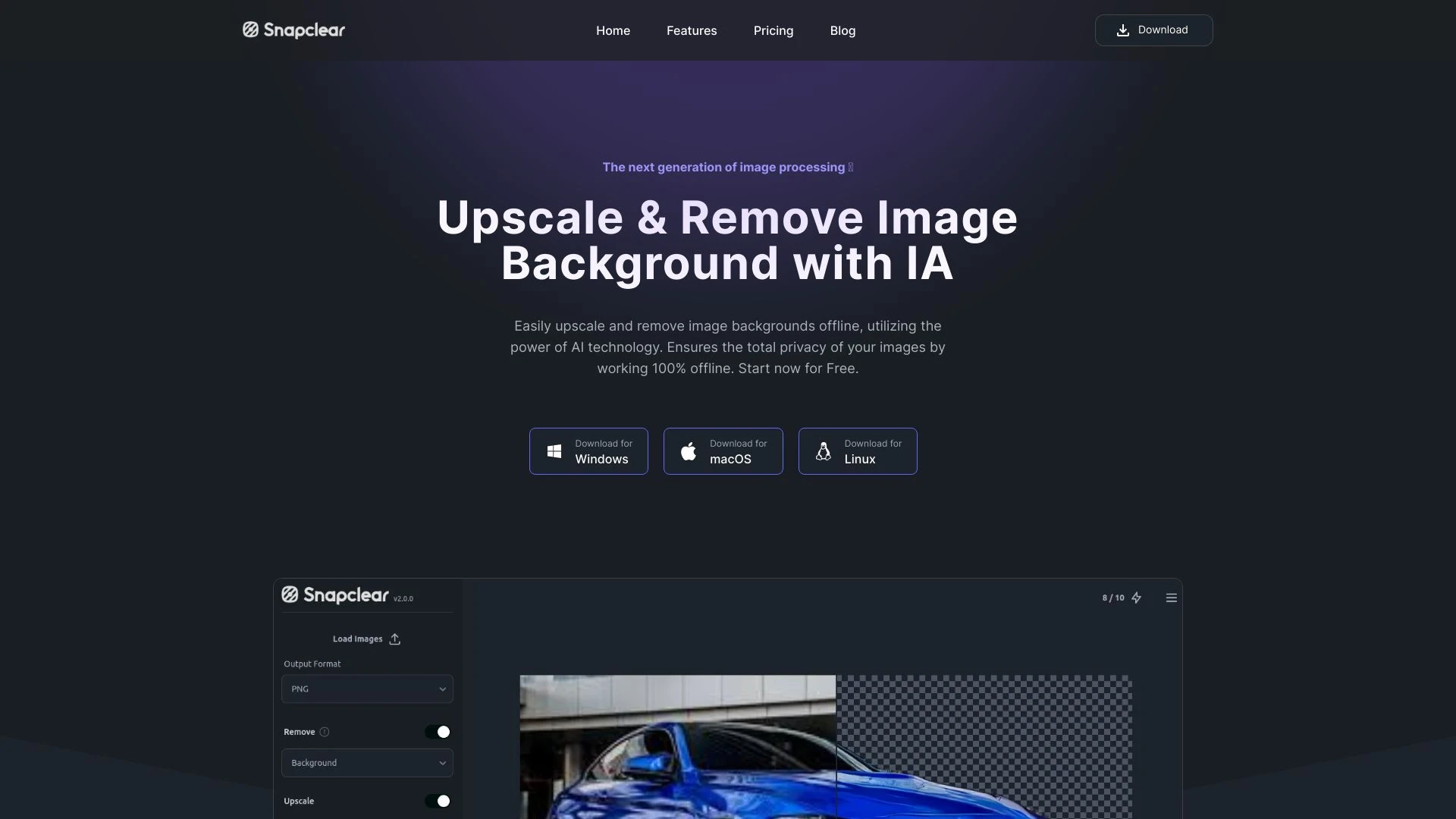 Snapclear - AI Tool Ocean