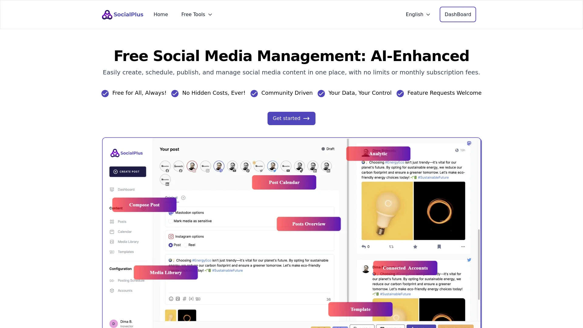 SocialPlus - AI Tool Ocean