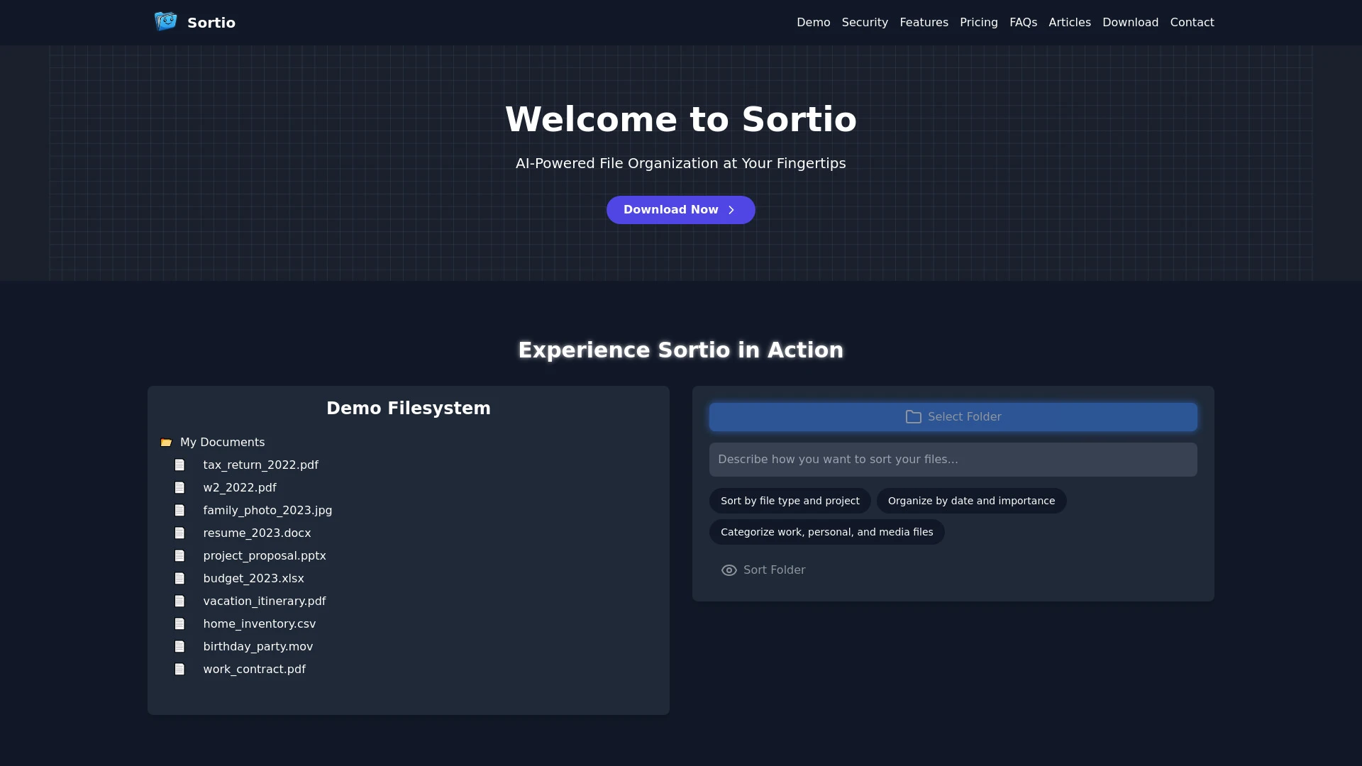 Sortio - AI Tool Ocean