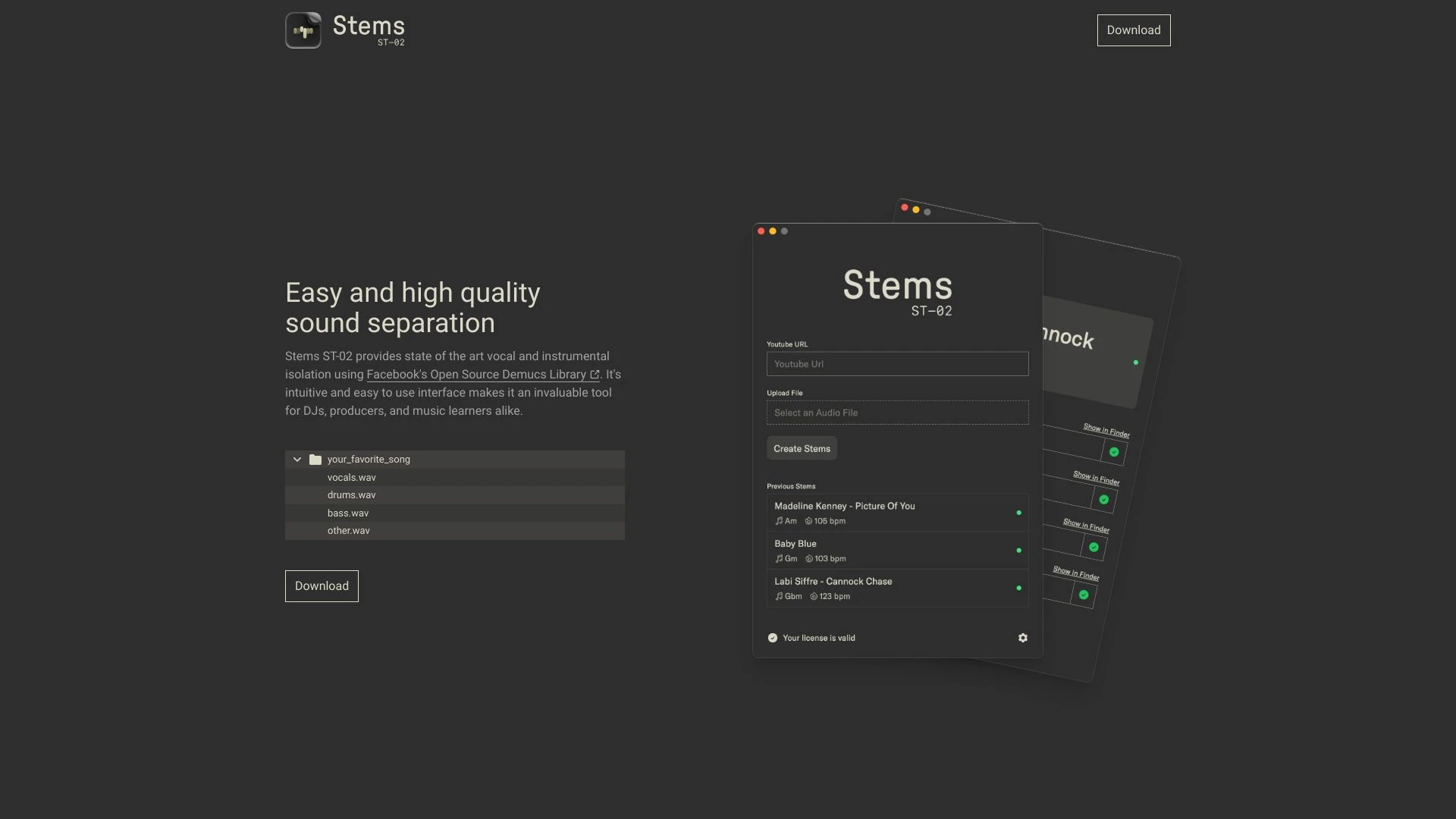 Stems - AI Tool Ocean