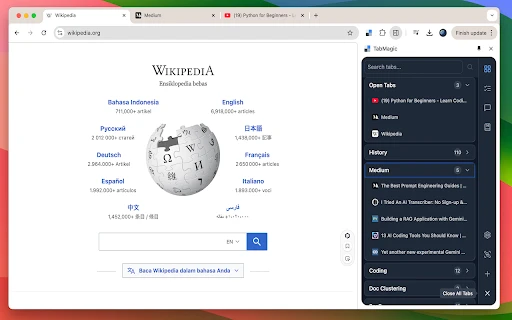 TabMagic - Chrome Extension - AI Tool Ocean