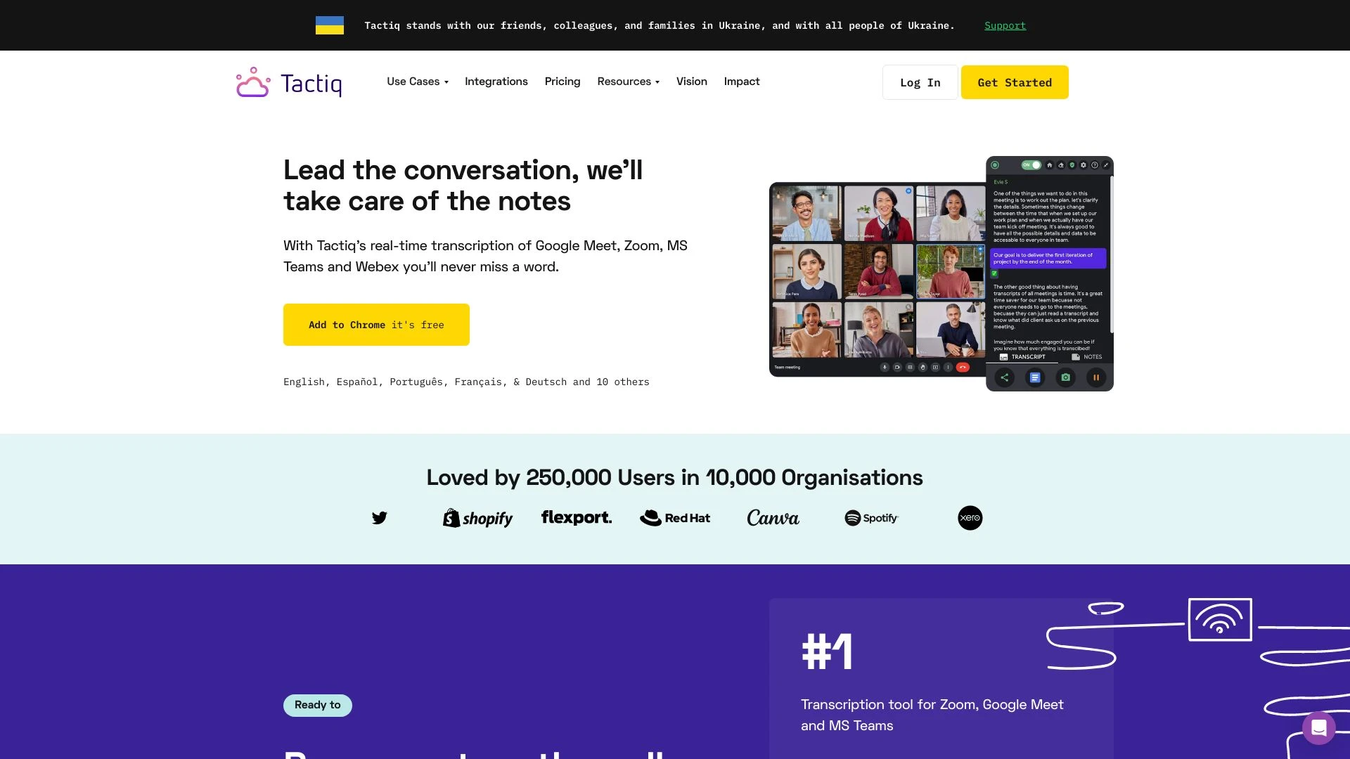 Tactiq - AI Tool Ocean