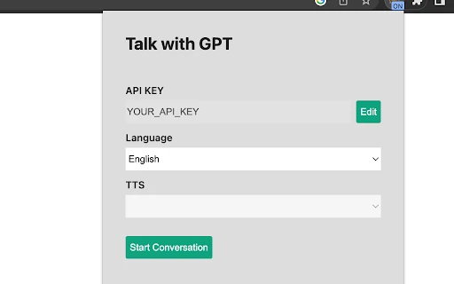 Talk-with-GPT - Chrome Extension - AI Tool Ocean