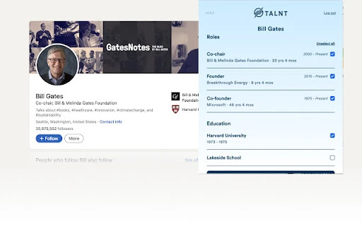TALNT / Profile AI - Chrome Extension - AI Tool Ocean