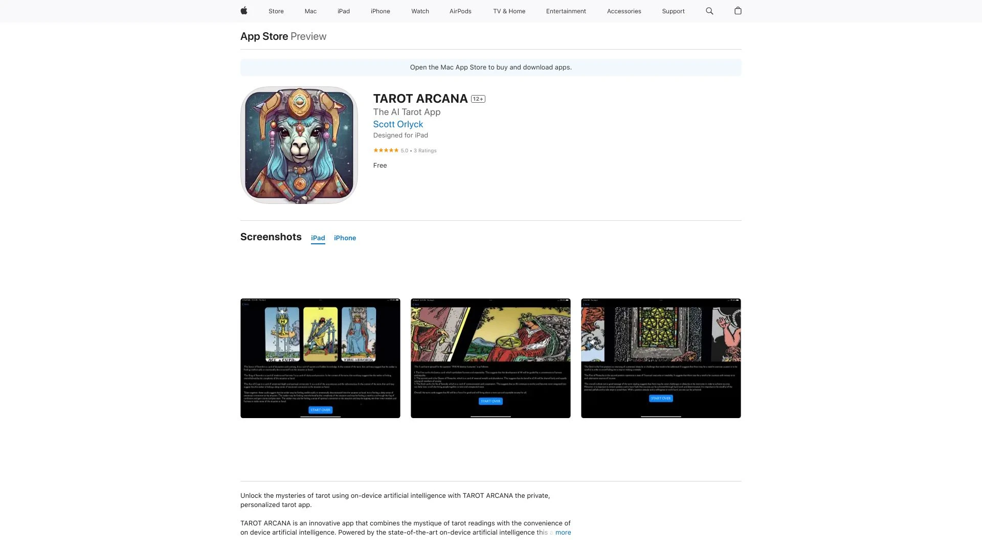 TAROT RAVEN - AI Tool Ocean