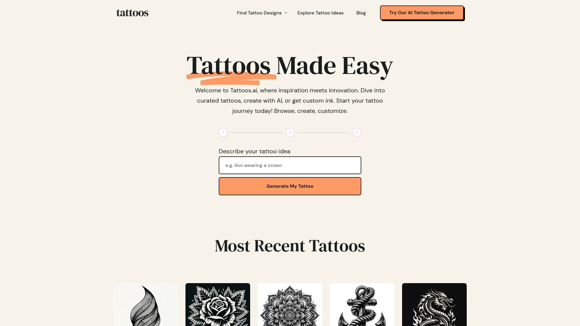 Tattoos.ai - AI Tool Ocean