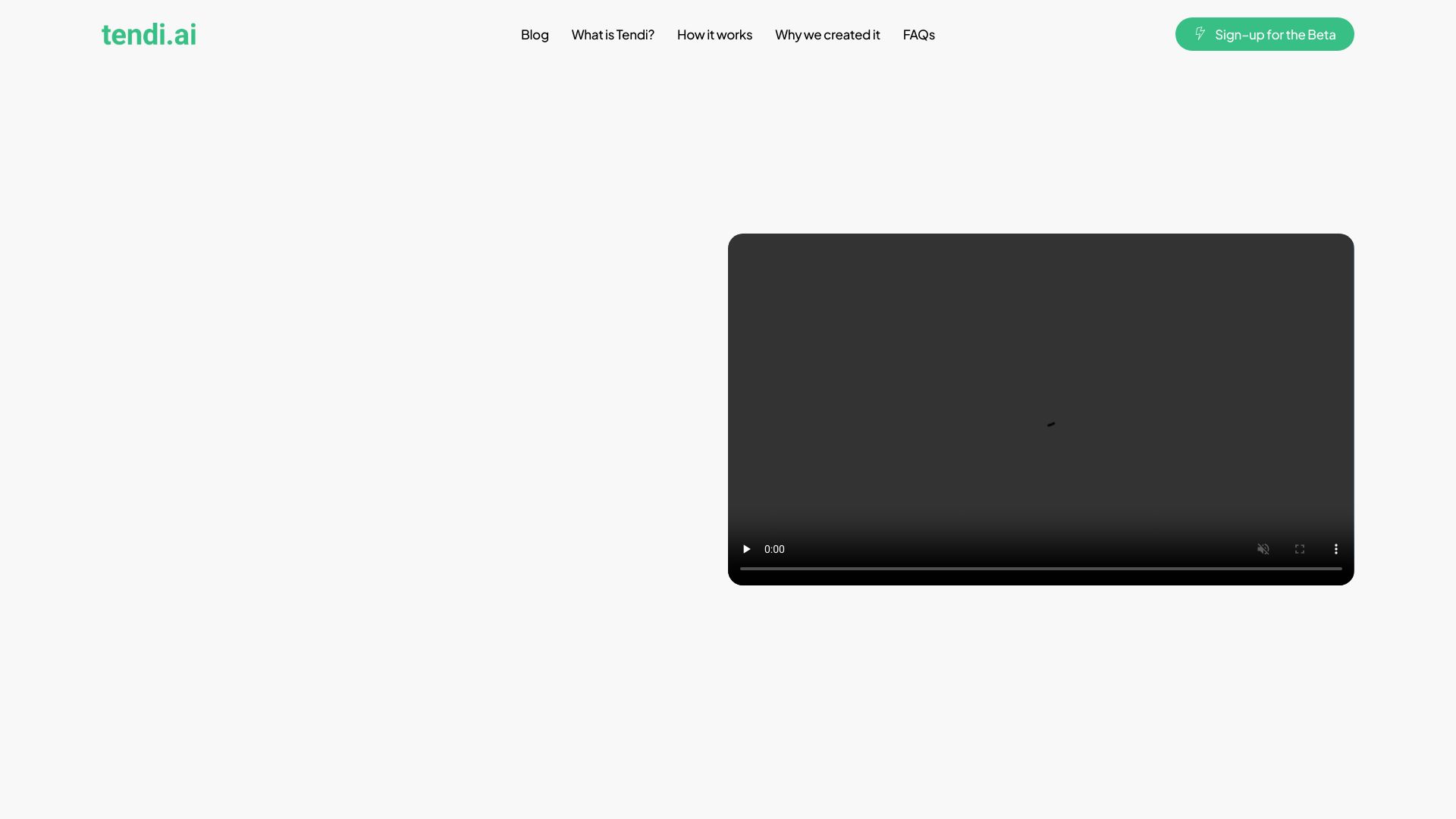 Tendi - AI Tool Ocean