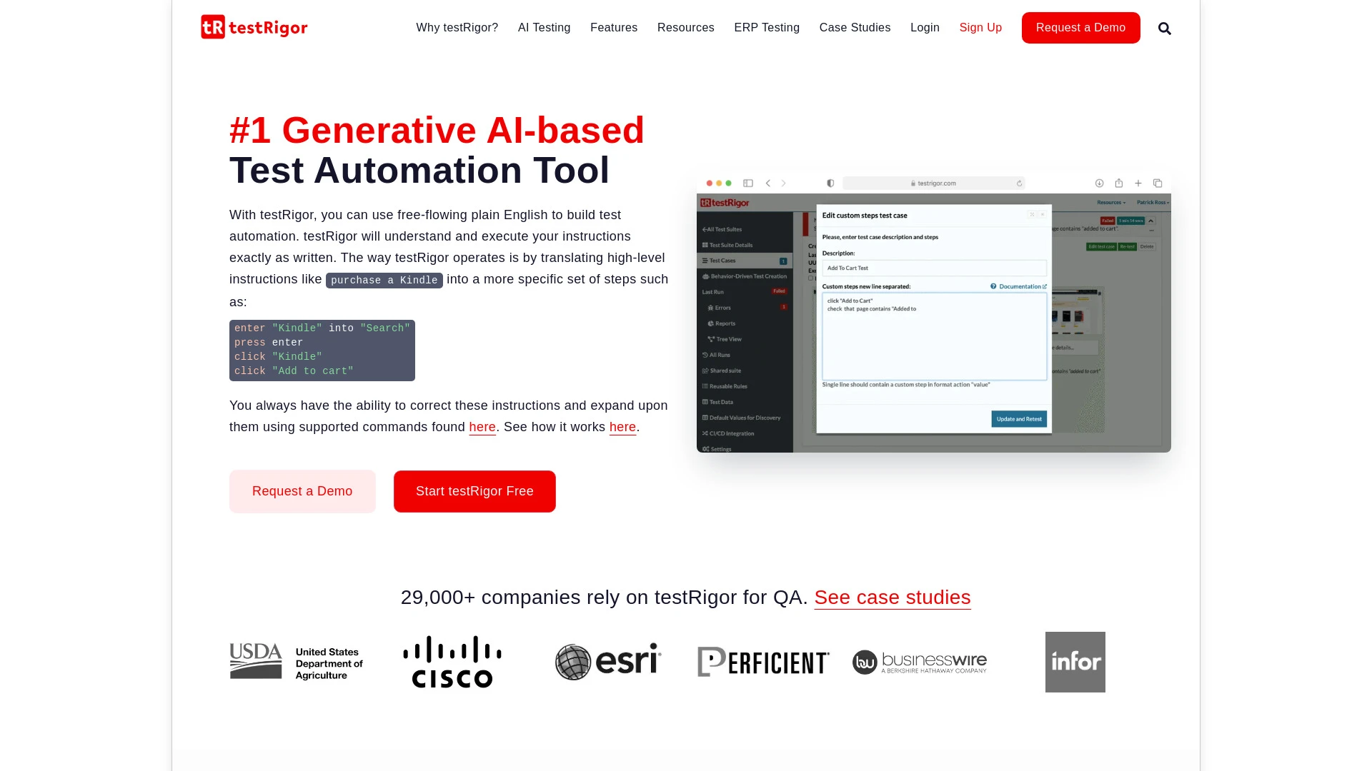 testRigor - AI Tool Ocean
