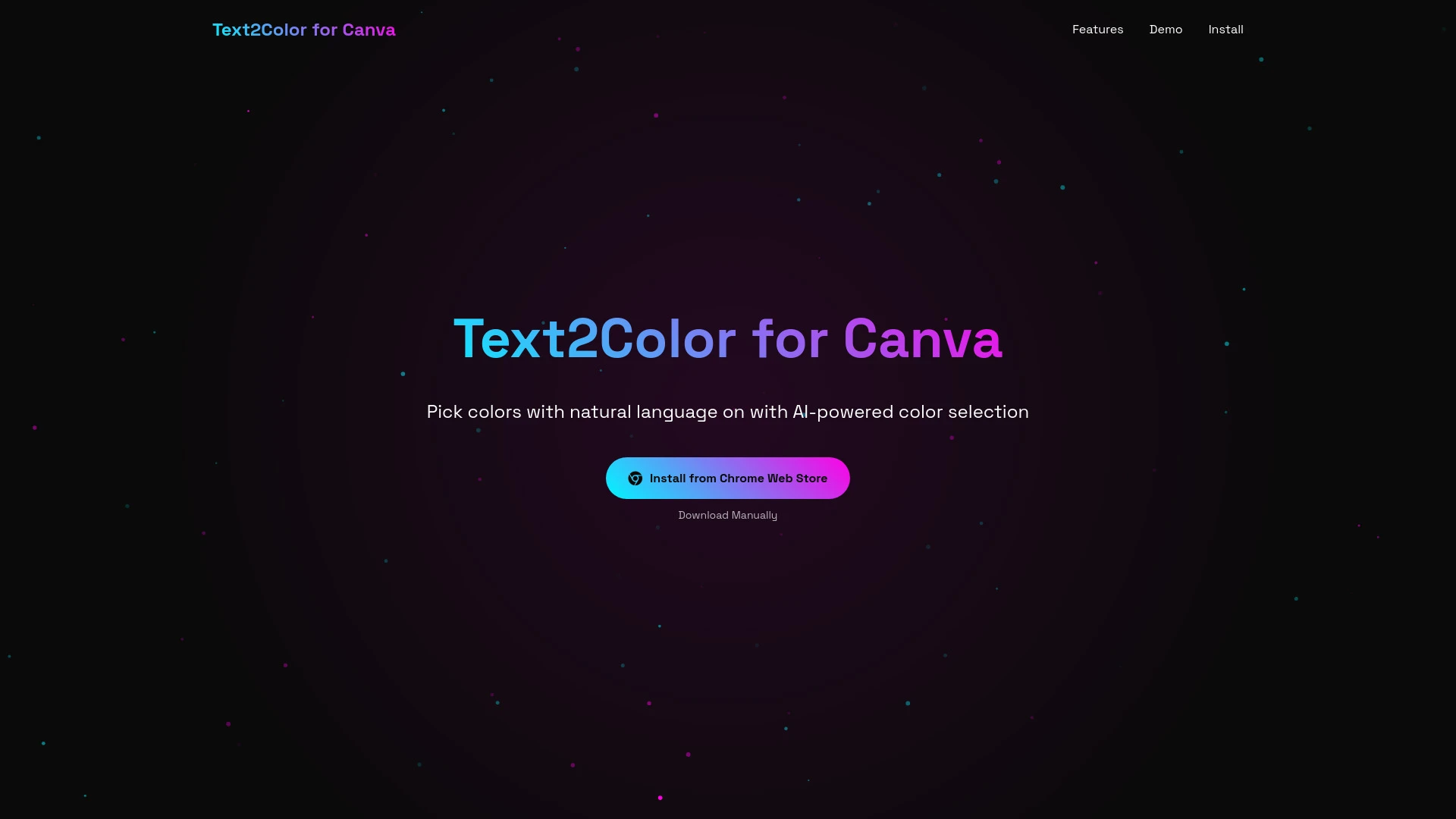 Text2Color for Canva - AI Tool Ocean