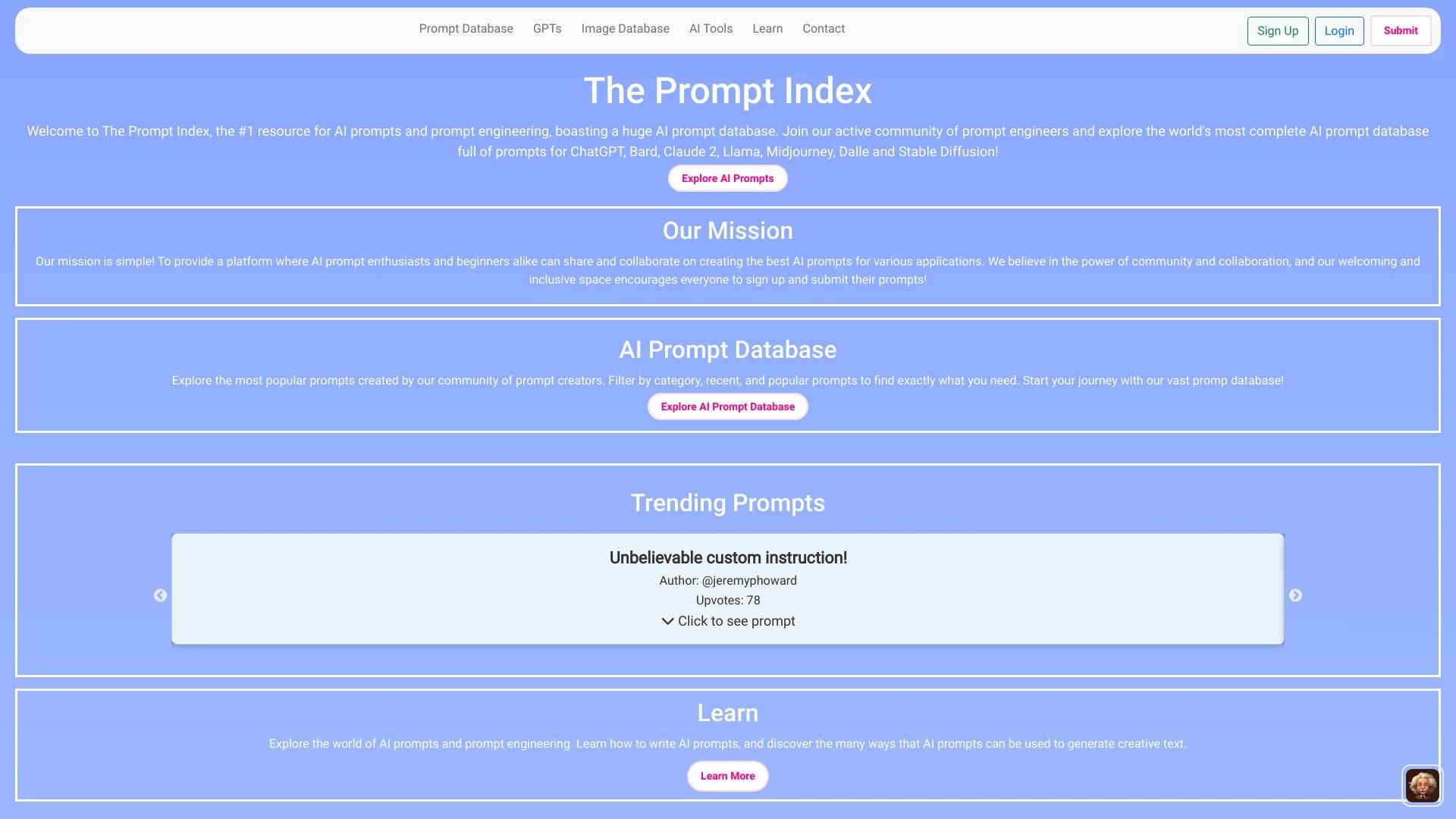 The Prompt Index - AI Tool Ocean