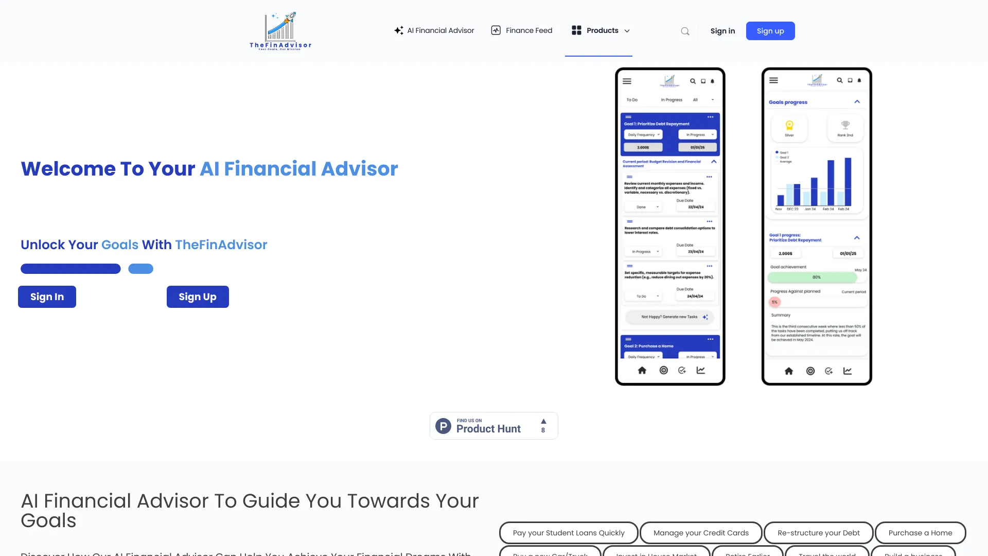 TheFinAdvisor - AI Tool Ocean