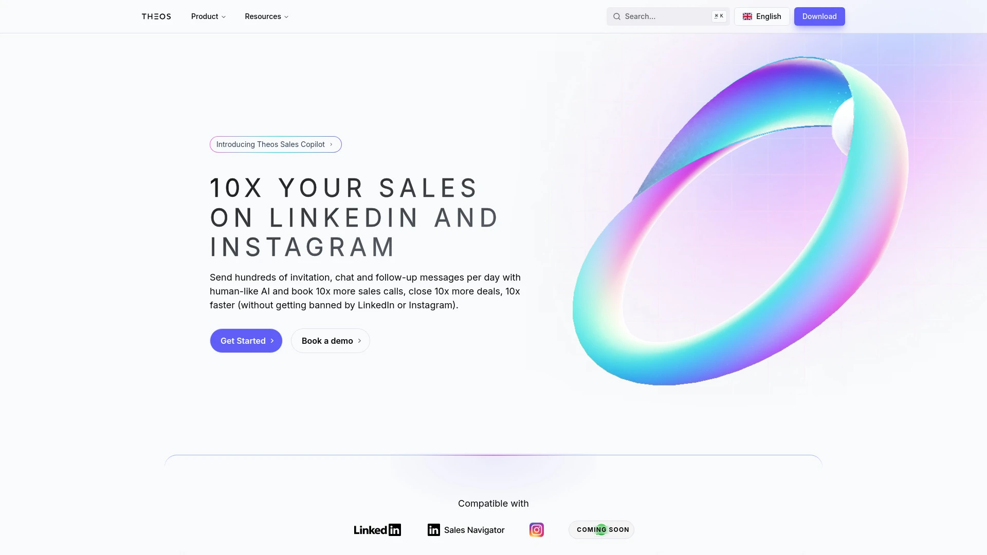 Theos Sales Copilot - AI Tool Ocean