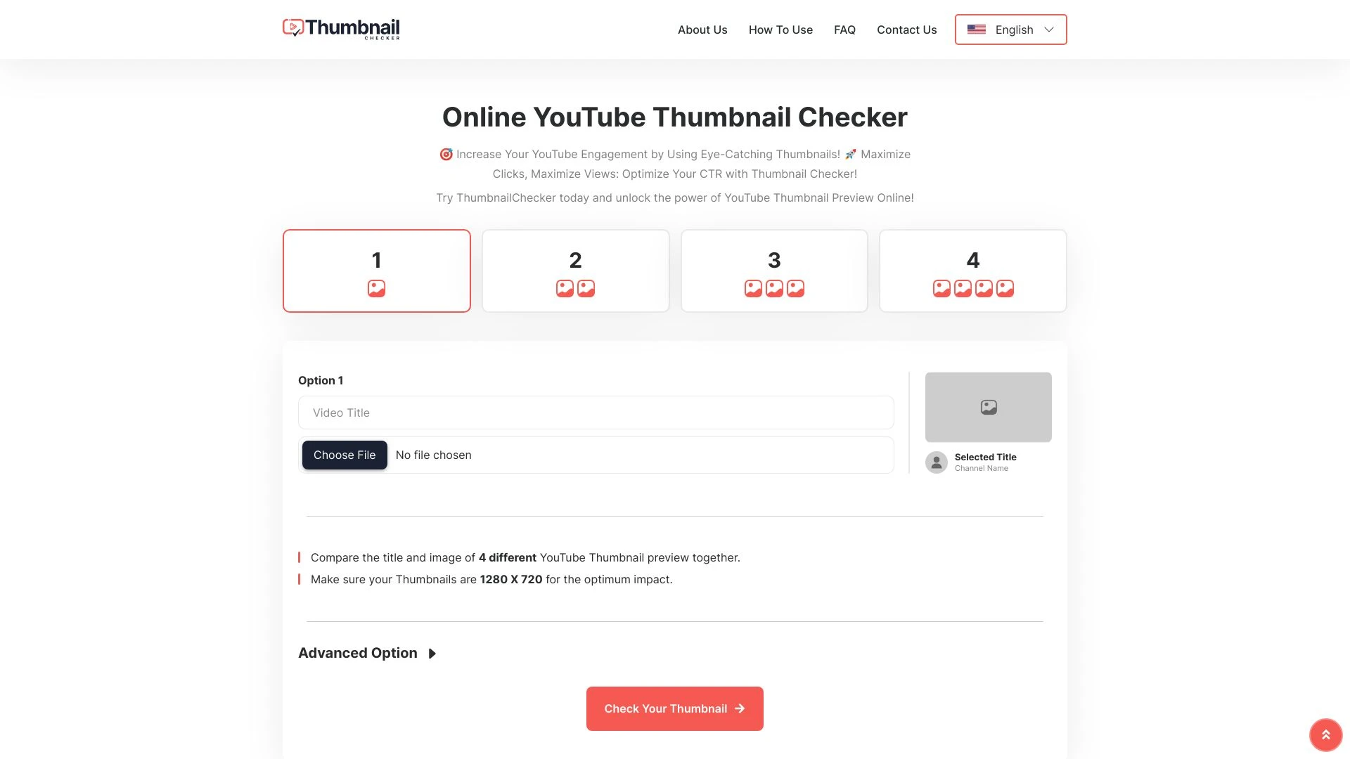 ThumbnailChecker - AI Tool Ocean