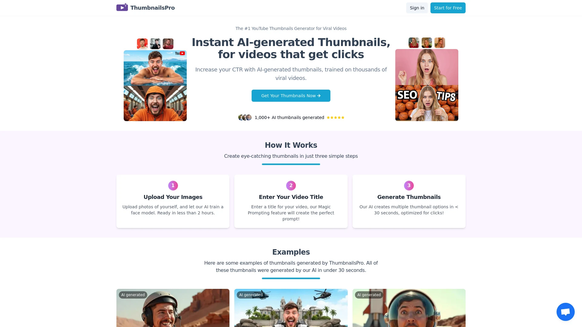 ThumbnailsPro - AI Tool Ocean