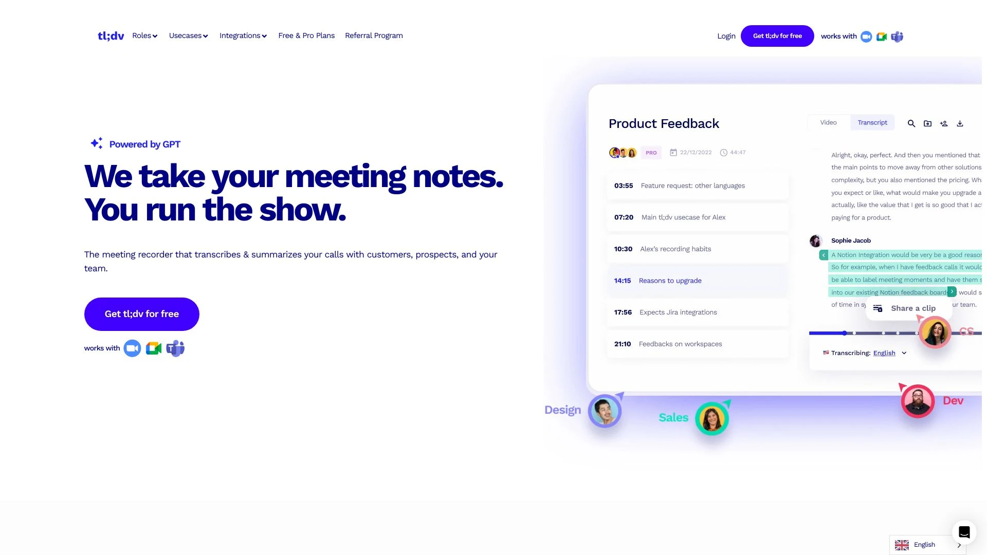tl;dv - AI Tool Ocean