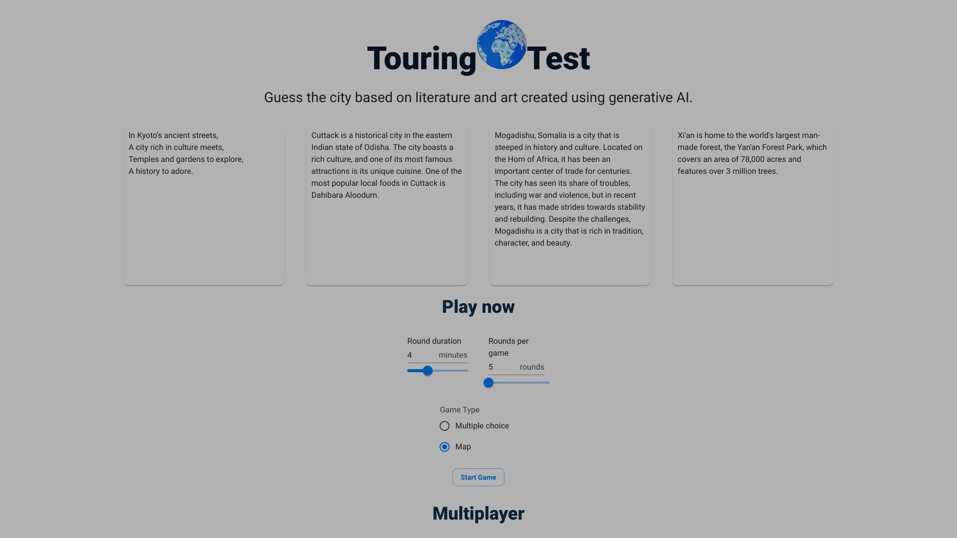 Touring Test - AI Tool Ocean