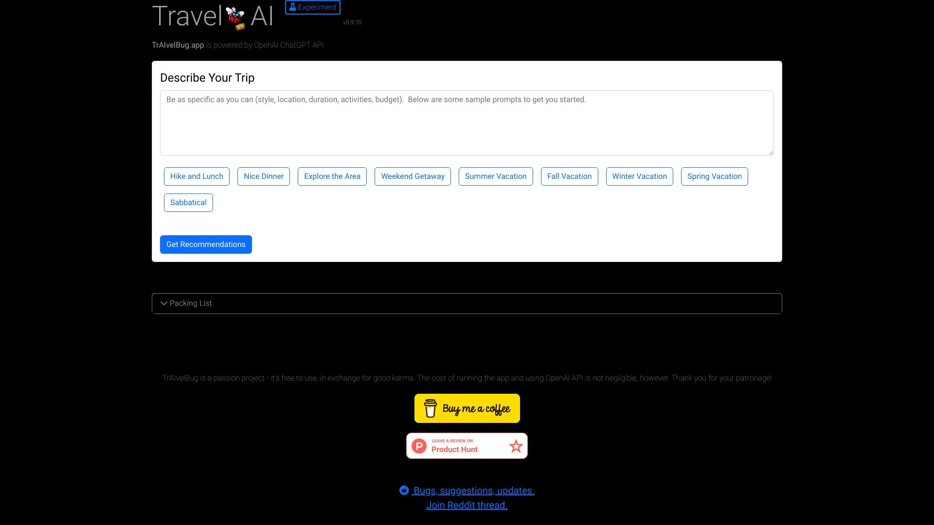 TraAIvelBug.app & Voyage AI - AI Tool Ocean