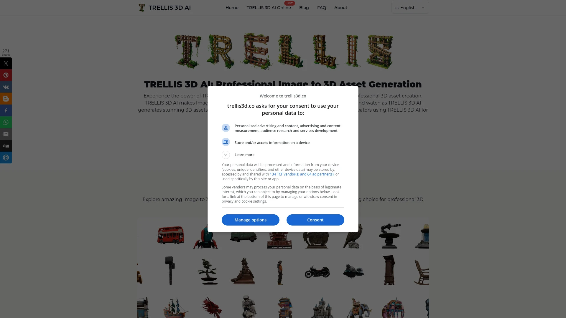 TRELLIS 3D AI - AI Tool Ocean