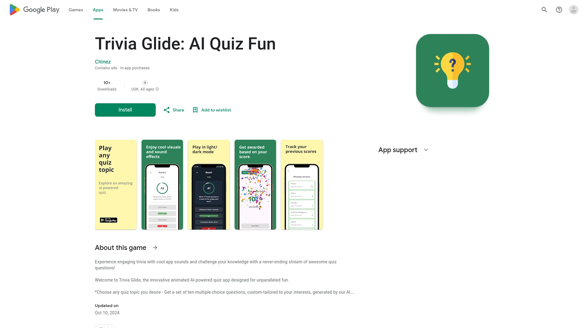 Trivia Glide - AI Tool Ocean
