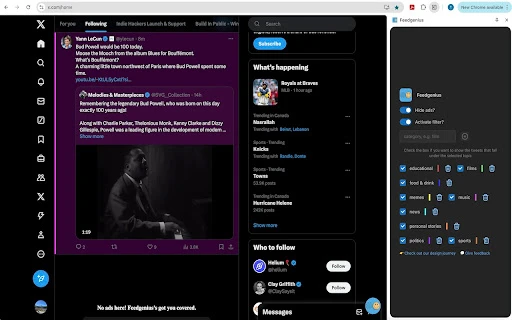 Twitter Filter - Chrome Extension - AI Tool Ocean